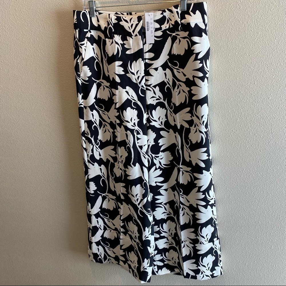 J Crew floral wide leg pants in crepe 365.. so 12
